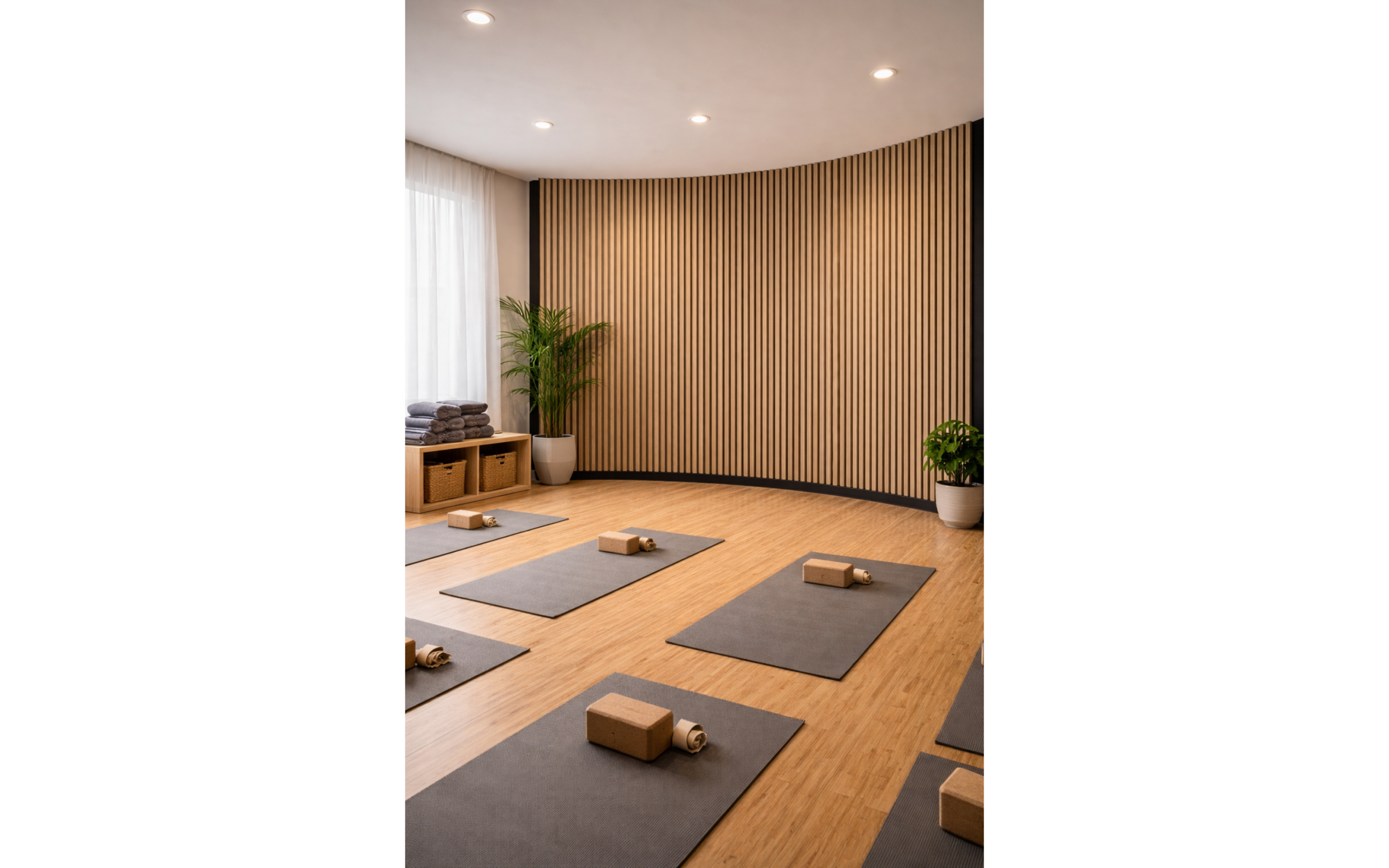 Panou acustic flexibil frasin 600x2600 - imagine 2