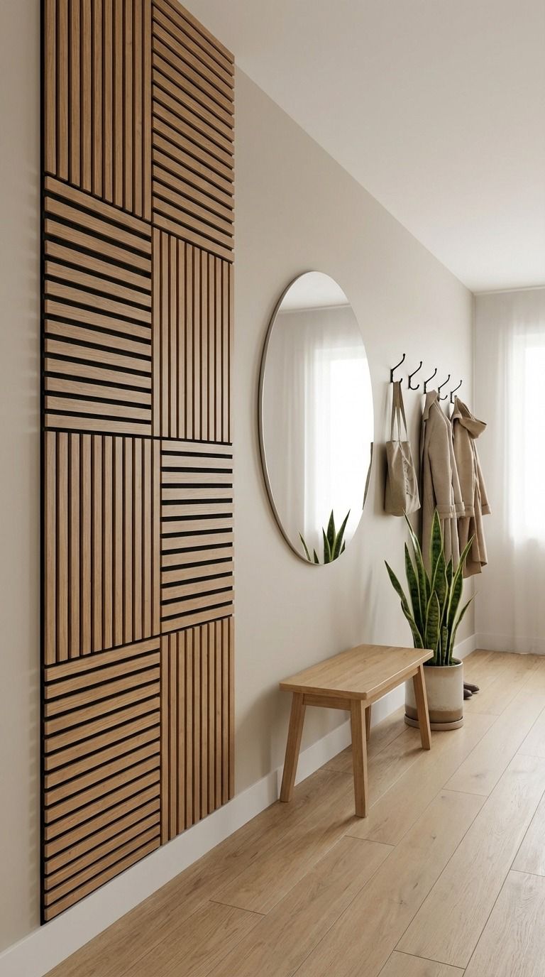 Set panou acustic gri stejar 600 mm - imagine 3