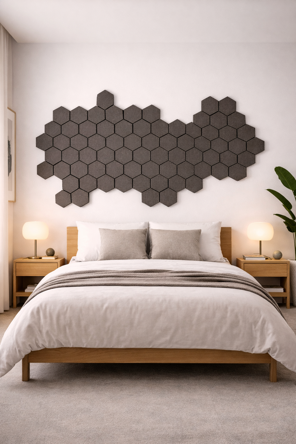 Set panou acustic hexagon twist 30 x 52 cm - imagine 3