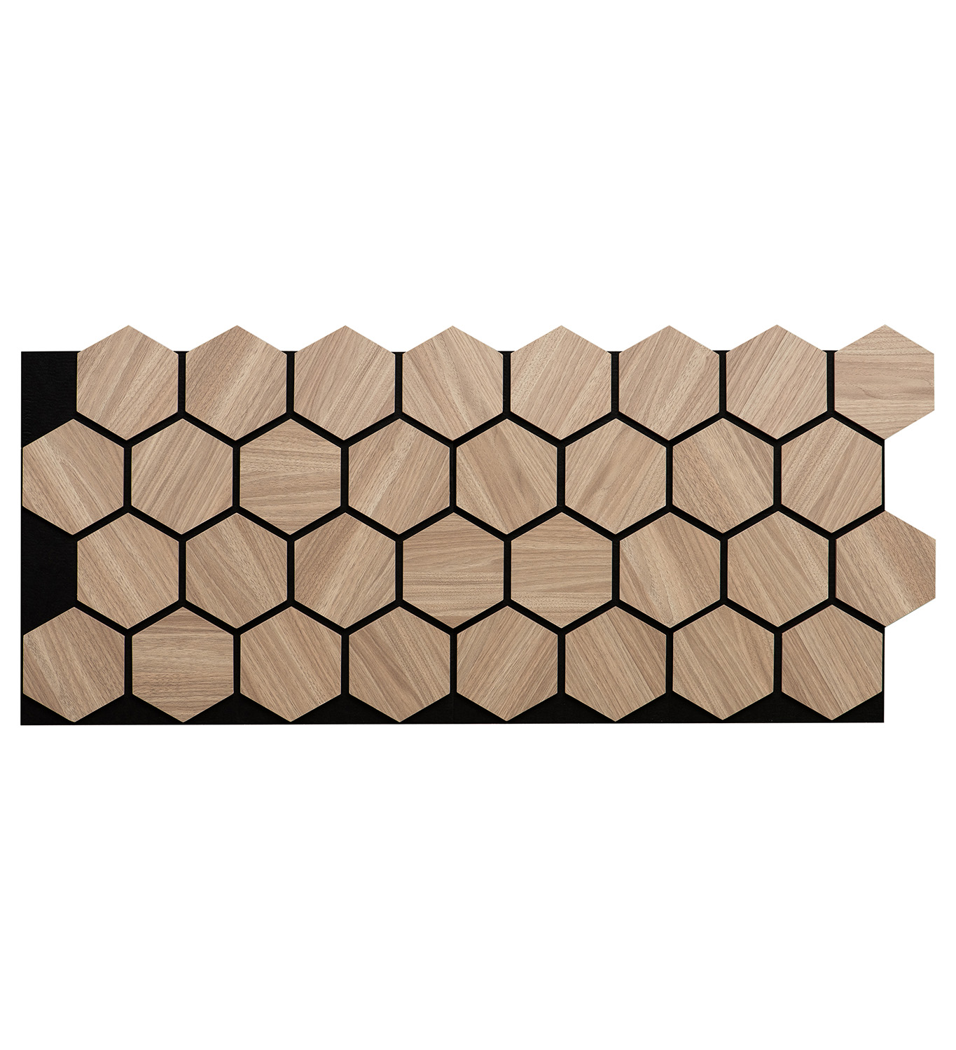 Set panou acustic hexagon frasin 30 x 52 cm - imagine 2