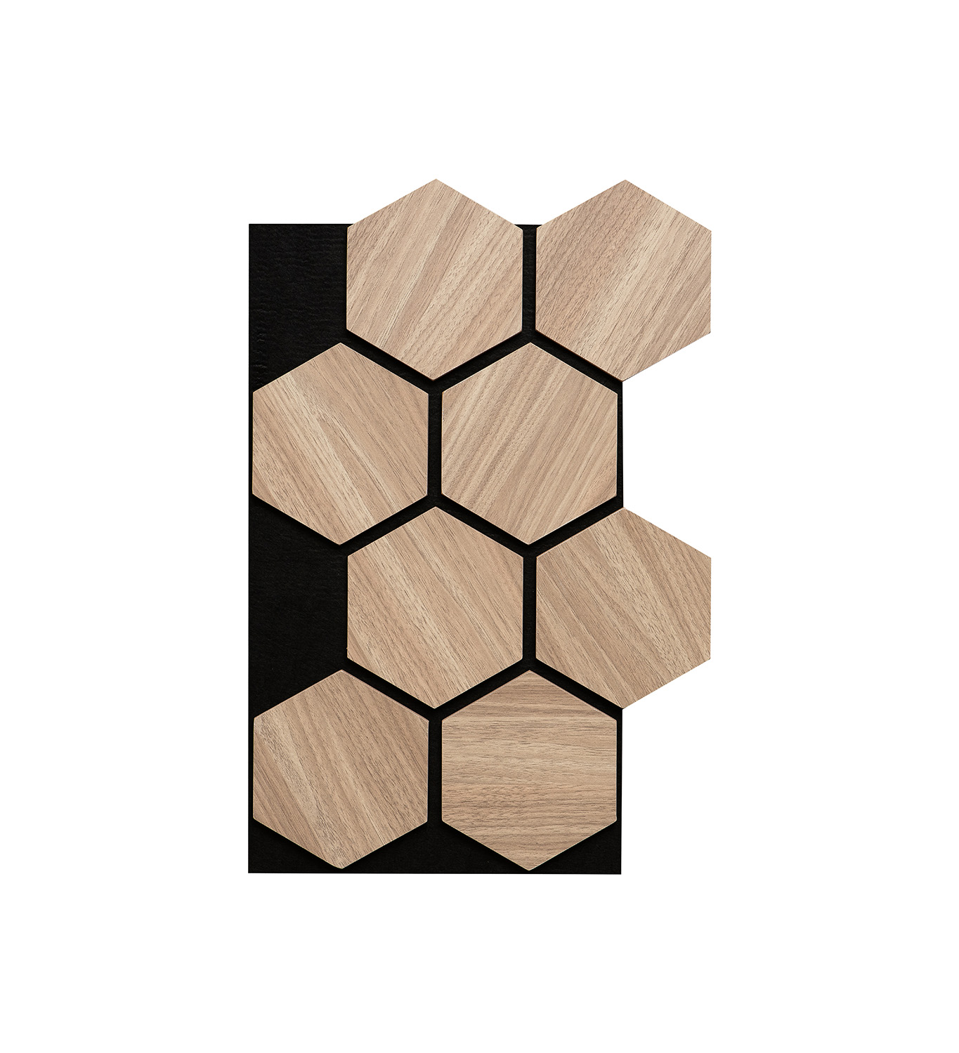 Set panou acustic hexagon frasin 30 x 52 cm