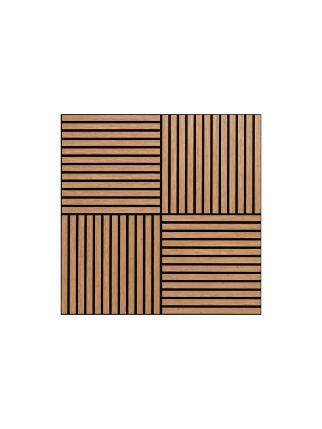 Set panou acustic gri stejar 600 mm